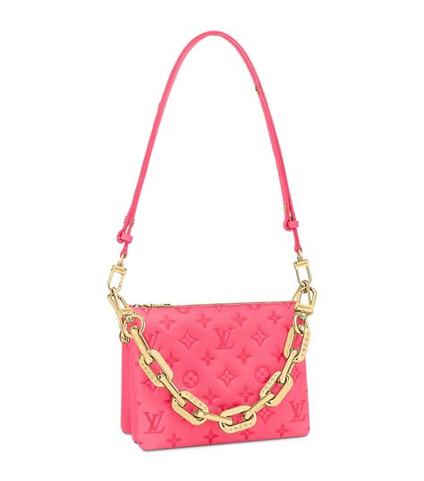 luis vuitton signature and pink|louis vuitton coussin bag.